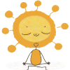 Sun meditation inner sun