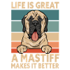 Mastiff Chien Vieux Mastiff anglais