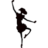 dancing sheep silhouette