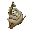 Sloth Mama Baby