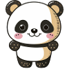 Kawaii Cute Happy Panda