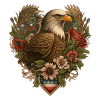 Eagle Heart Patriot Gift