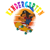 Kindergarten I'm Coming Dog Skateboarding