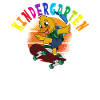 Kindergarten I'm Coming Duck Skateboarding