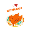 I Love Brathähnchen