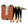Naïve tiger crying