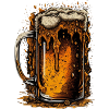 Craft beer mug