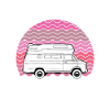 I love my pink caravan