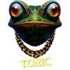 Cute toxic frog