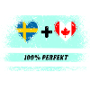 Canada & Suède 100% Parfait / Cadeau