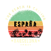 Barcelona Spain palm design