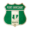 Port Harcourt Nigeria Drapeaux d'armoiries