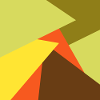brown green red yellow abstract