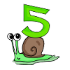 5 years old - 5th birthday with animal motif