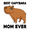 Capybara Mama Wasserschwein