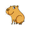 Capybara Mama Wasserschwein