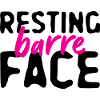 Resting Barre Face
