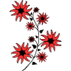 Flower light red