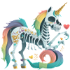 Einhorn Skelett