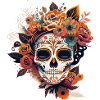 Mexican woman painter art