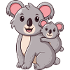 glücklicher Koalabär Koala