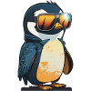 Cool penguin with sunglasses