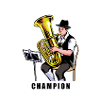 Tuba Champion Emblem