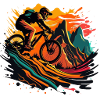 Mountainbiking.