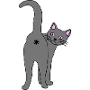 Freche Katze