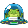 Frog Spaceship Space