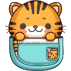 Kawaii Sacs Tigre