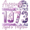 1973 Naissance femmes d’anniversaire