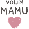 Volim Mamu Toothy pink