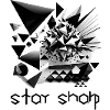 Design abstrait noir et blanc