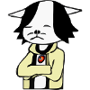 Bloo le chat grognon