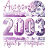 2003 Naissance femme d’anniversaire