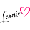Léonie Nom Prénom Rose coeur