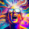 Trippy person on Ecstasy