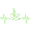 Passion for coffee/tea/cocoa ECG