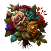 BOUQUET OF SPRING ROSES - BEAUTIFUL