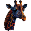 SCHÖNE GIRAFFE - SAVANNE