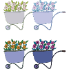 Wheelbarrows 4-fold