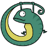 Funny chameleon