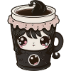 Goth Coffee Mug - Kawaii