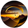 Paragliding in the mountains
