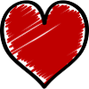 Hjerte symbol kærlighed