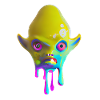 Farbenfroher Alien