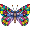 Bunter Schmetterling