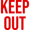 Keep out rouge