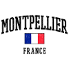 Montpellier France - French flag